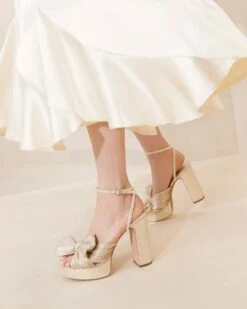 Loeffler Randall Natalia Platinum Platform Bow Heel 9 Loeffler Randall Natalia Platinum Platform Bow Heel -Loeffler Randall NATALIA PLATINUMRESHOOT 026copy