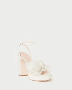 New Release 3 Loeffler Randall Natalia Pearl Platform Bow Heel