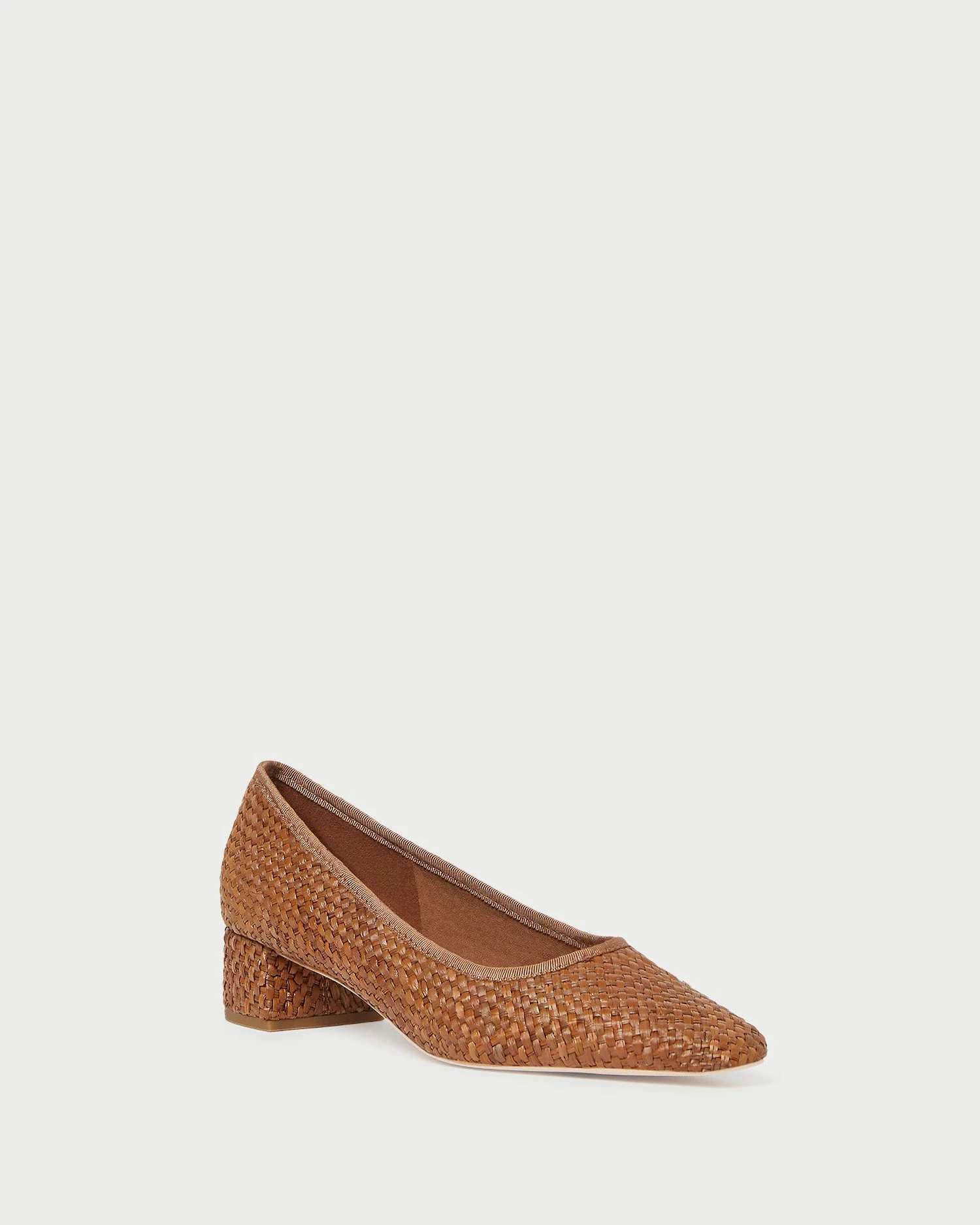 Loeffler Randall Nerine Brown Mid-Heel Pump 1 Loeffler Randall Nerine Brown Mid-Heel Pump