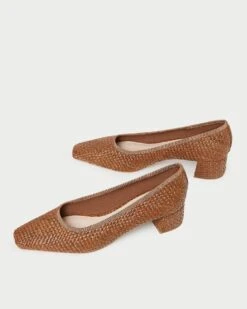 Loeffler Randall Nerine Brown Mid-Heel Pump 8 Loeffler Randall Nerine Brown Mid-Heel Pump -Loeffler Randall NERINE R BROWN 4