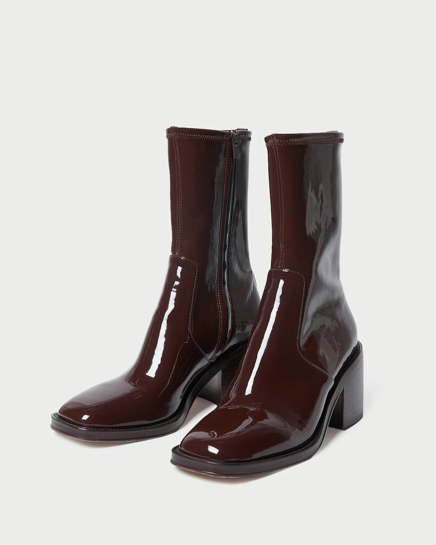 Loeffler Randall Nolan Espresso Stretch Bootie 3 Loeffler Randall Nolan Espresso Stretch Bootie - Image 3