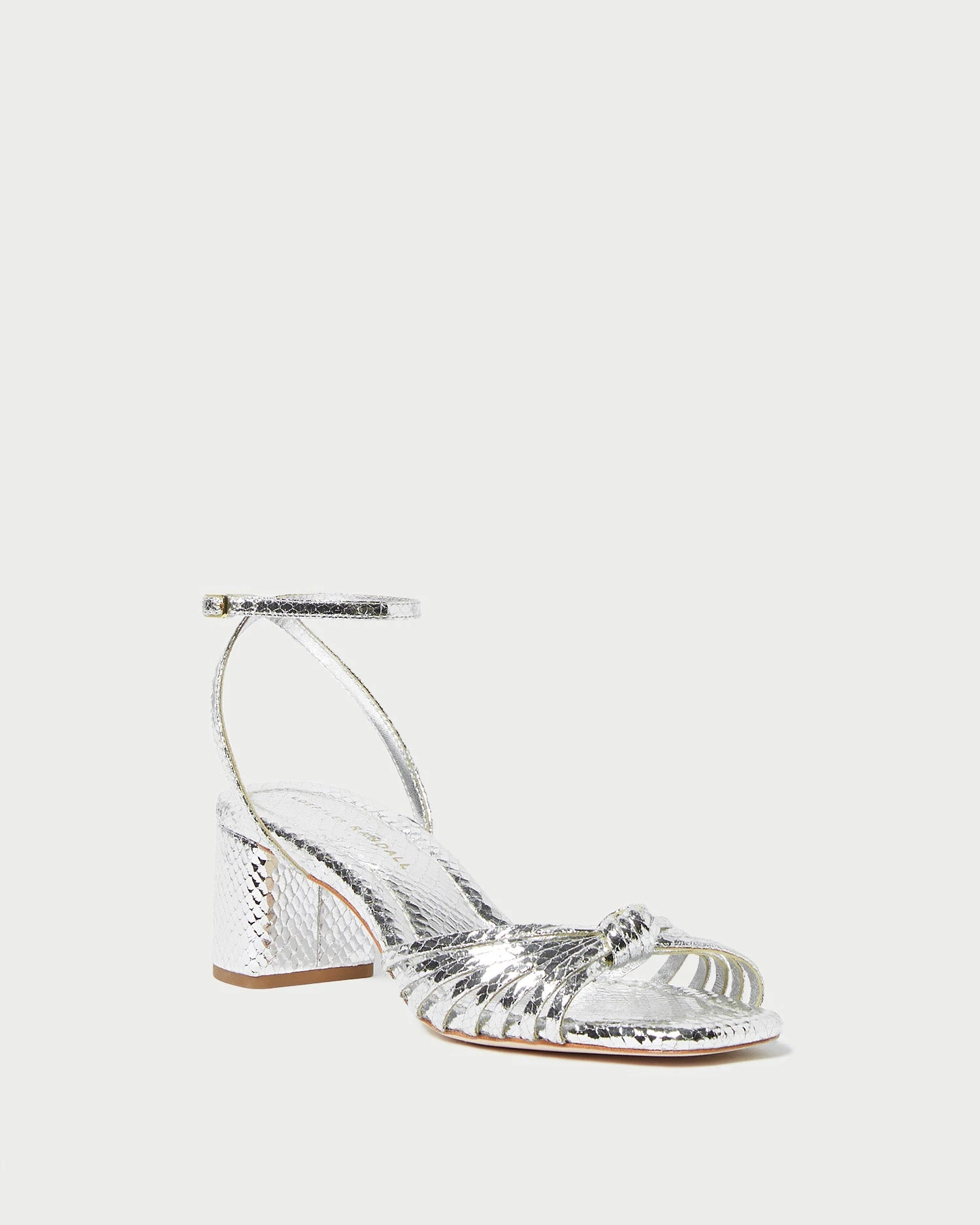 Loeffler Randall Olivia Silver Knot Mid-Heel 1 Loeffler Randall Olivia Silver Knot Mid-Heel