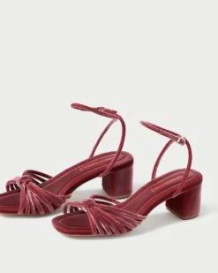 Loeffler Randall Olivia Tea Rose Knot Mid-Heel -Loeffler Randall OLIVIA VL TEARO 3 1