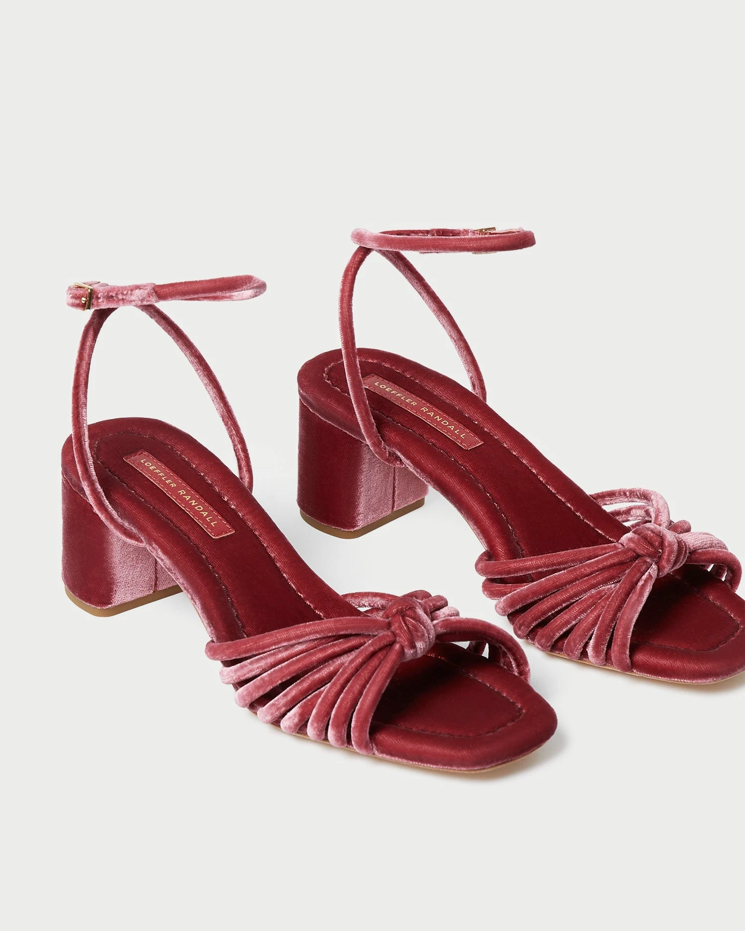 Loeffler Randall Olivia Tea Rose Knot Mid-Heel 4 Loeffler Randall Olivia Tea Rose Knot Mid-Heel - Image 4