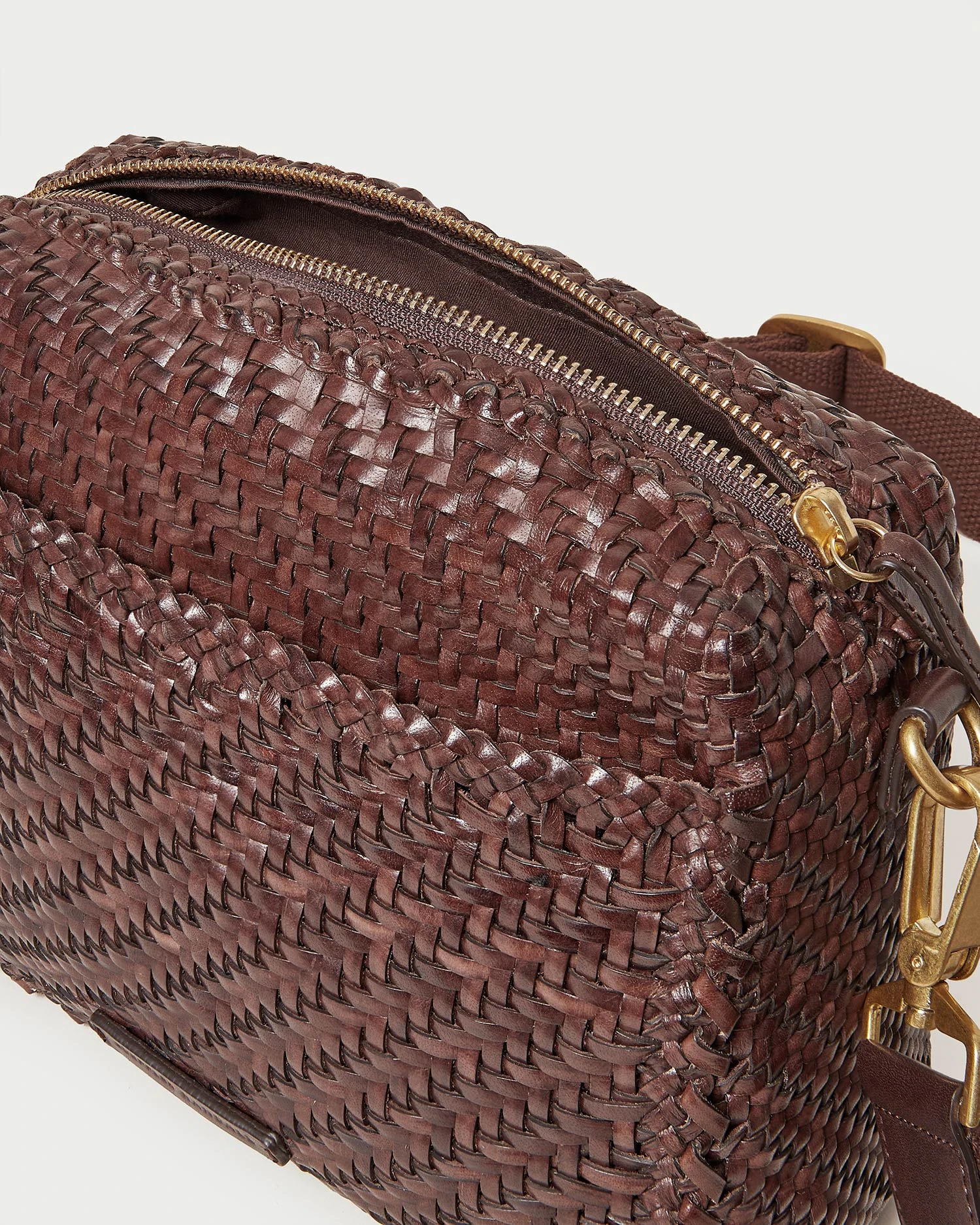 Loeffler Randall Patricia Chocolate Woven Camera Bag 4 Loeffler Randall Patricia Chocolate Woven Camera Bag - Image 4