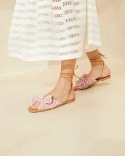 Loeffler Randall Peony Pink Gingham Bow Slide 9 Loeffler Randall Peony Pink Gingham Bow Slide -Loeffler Randall PEONY PLFA SPKGI 027copy