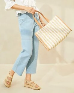 Loeffler Randall Pia White/Natural Crocheted Tote -Loeffler Randall PIA KL WHINS 008copy