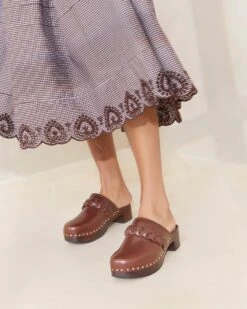 Loeffler Randall Polina Espresso/Espresso Braided Clog -Loeffler Randall POLINA VA ESPES 022copy