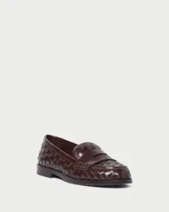 Loeffler Randall Rachel Espresso Woven Loafer