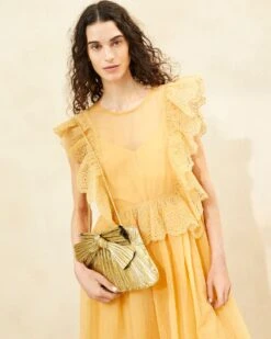 Loeffler Randall Rayne Oro Bow Clutch 9 Loeffler Randall Rayne Oro Bow Clutch -Loeffler Randall RAYNE PLA ORO 096copy