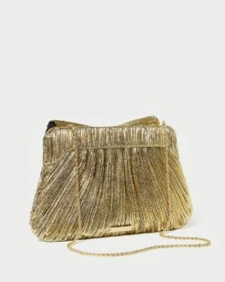 Loeffler Randall Rayne Oro Bow Clutch 7 Loeffler Randall Rayne Oro Bow Clutch -Loeffler Randall RAYNE PLA ORO 3