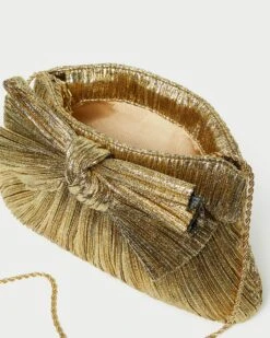 Loeffler Randall Rayne Oro Bow Clutch 8 Loeffler Randall Rayne Oro Bow Clutch -Loeffler Randall RAYNE PLA ORO 4