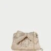 Loeffler Randall Rayne Platinum Bow Clutch