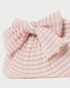 Loeffler Randall Rayne Pink Gingham Bow Clutch -Loeffler Randall RAYNE PLFA SPKGI 3