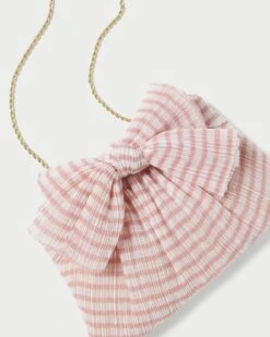 Loeffler Randall Rayne Pink Gingham Bow Clutch -Loeffler Randall RAYNE PLFA SPKGI 4