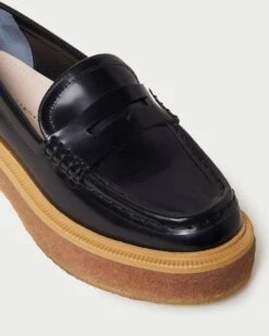 Loeffler Randall Rikki Black Platform Loafer 7 Loeffler Randall Rikki Black Platform Loafer -Loeffler Randall RIKKI SPAZ BLACK 3