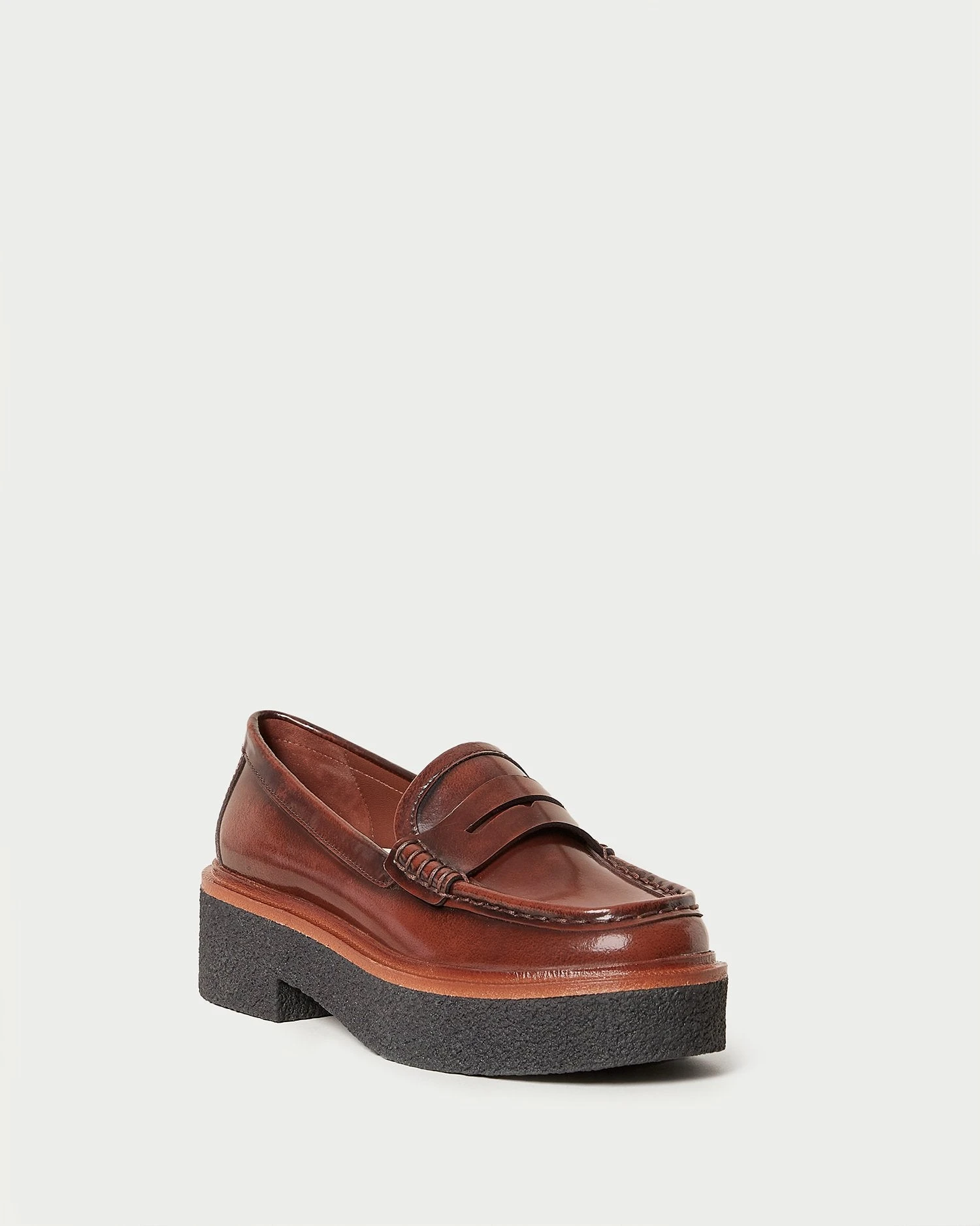 Loeffler Randall Rikki Brown Platform Loafer 1 Loeffler Randall Rikki Brown Platform Loafer
