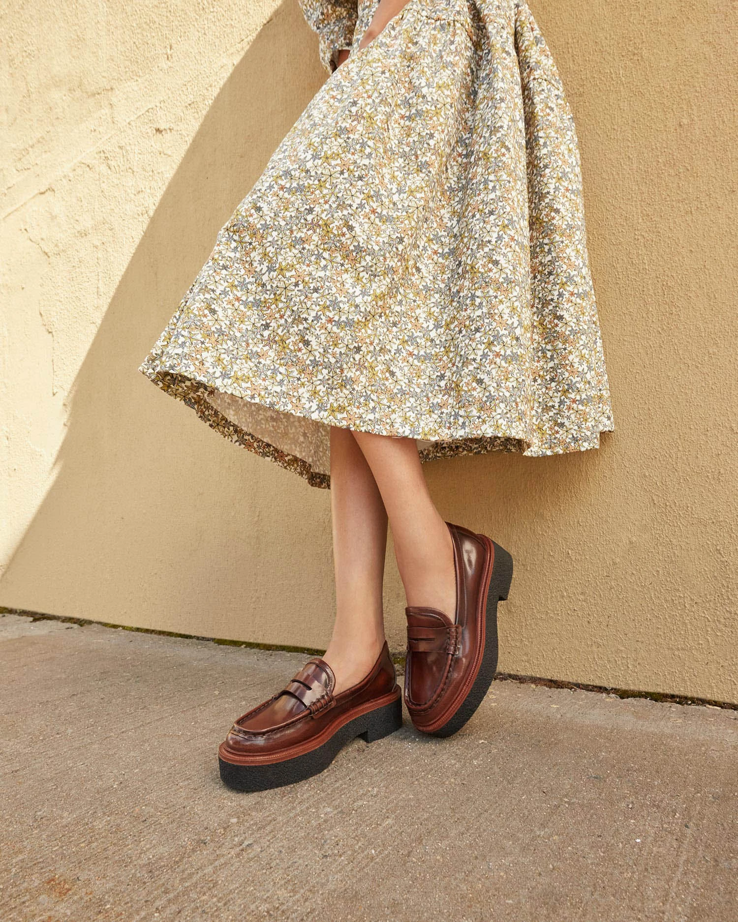 Loeffler Randall Rikki Brown Platform Loafer 5 Loeffler Randall Rikki Brown Platform Loafer - Image 5