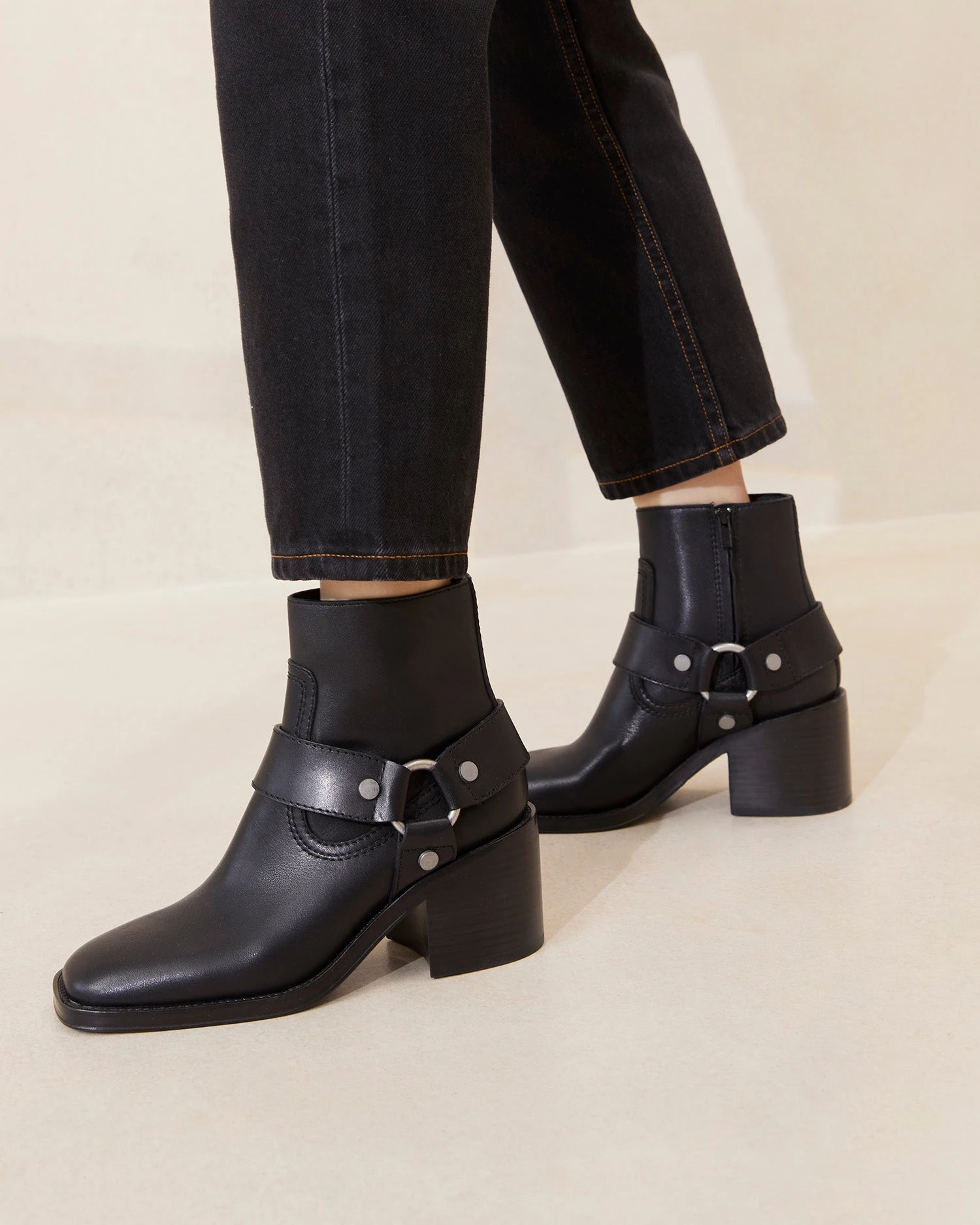 Loeffler Randall River Black Engineer Bootie 5 Loeffler Randall River Black Engineer Bootie - Image 5