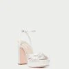 Loeffler Randall Rivka Cream Knot Platform Sandal