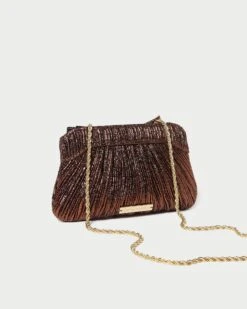 Loeffler Randall Rochelle Mocha Mini Bow Clutch -Loeffler Randall ROCHELLE PLA MOCHA 3