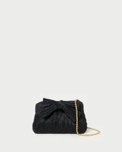 Loeffler Randall Rochelle Black Mini Bow Clutch