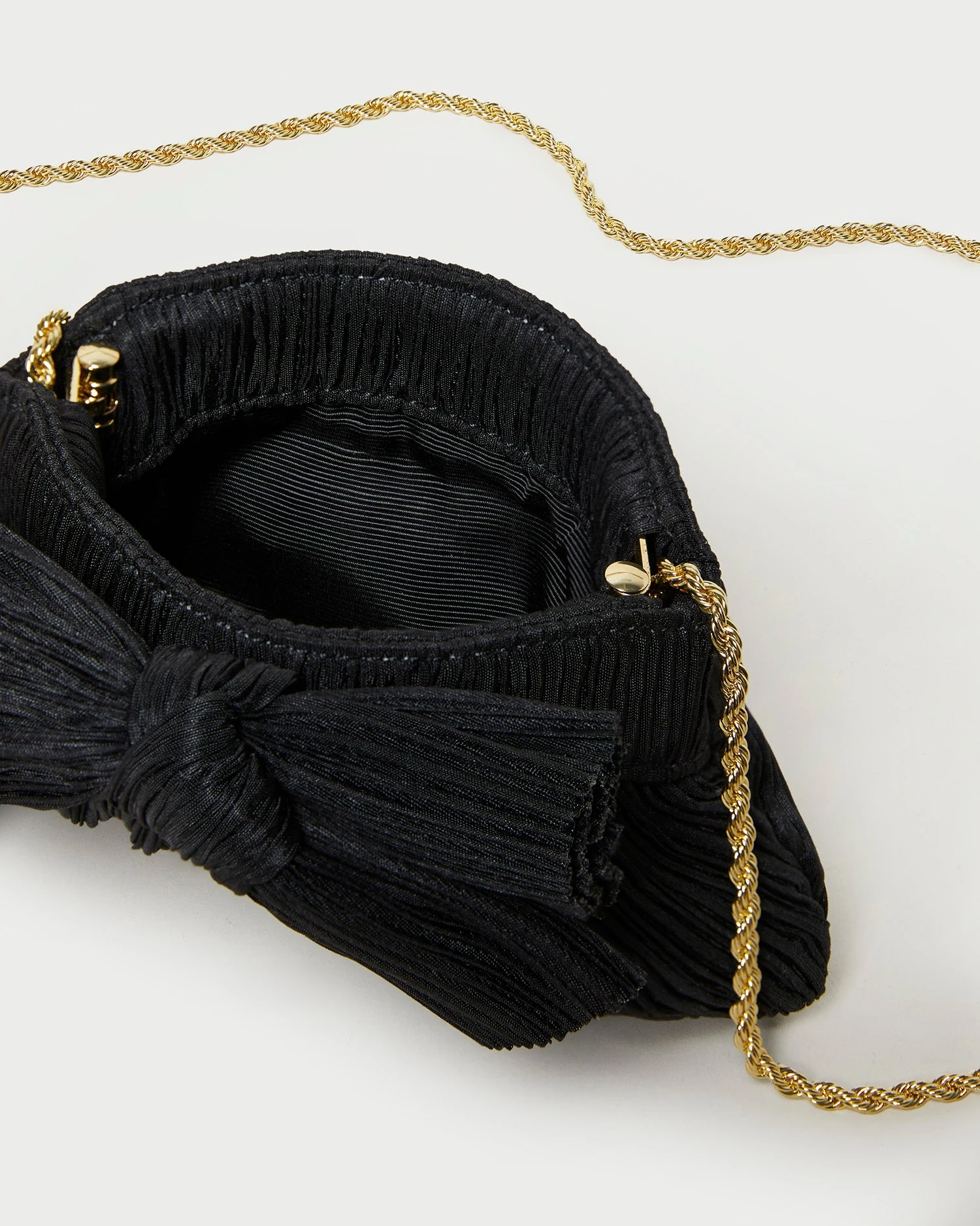 Loeffler Randall Rochelle Black Mini Bow Clutch 3 Loeffler Randall Rochelle Black Mini Bow Clutch - Image 3
