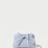 Loeffler Randall Rochelle Blue Mini Bow Clutch