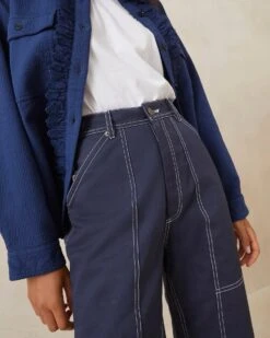 Loeffler Randall Roy Navy Carpenter Pant 5 Loeffler Randall Roy Navy Carpenter Pant -Loeffler Randall ROY CTNT NAVY 3