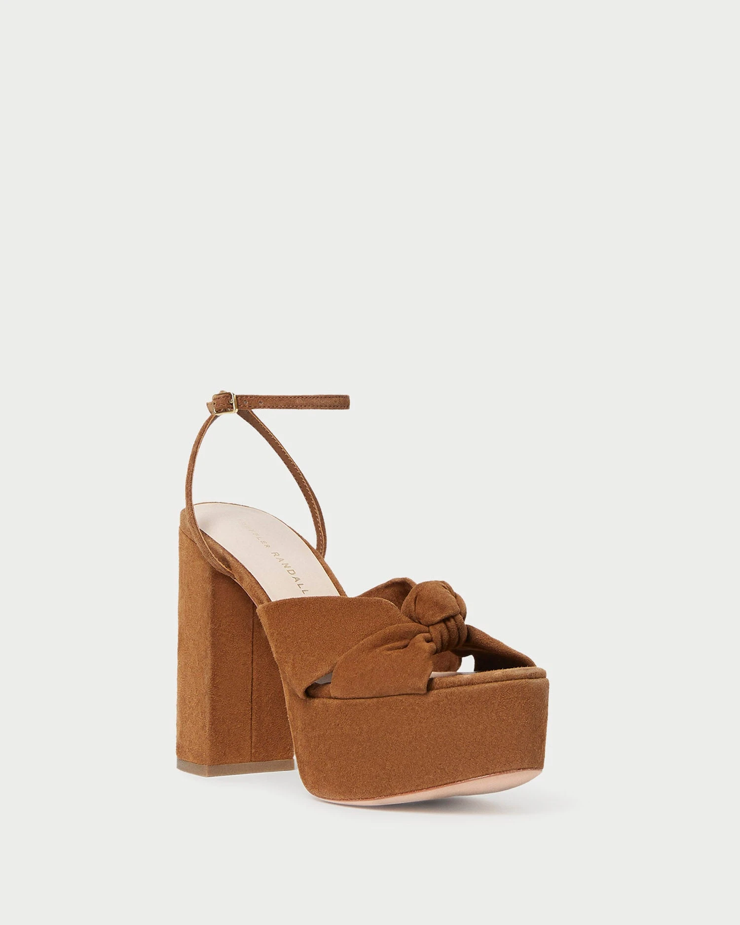 Loeffler Randall Roz Cacao Suede Knot Platform 1 Loeffler Randall Roz Cacao Suede Knot Platform