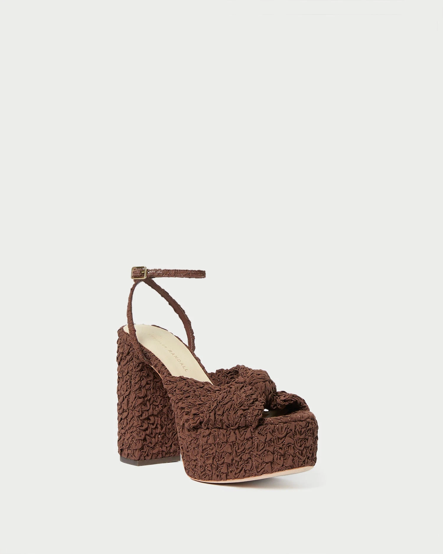 Loeffler Randall Roz Cacao Knot Platform 1 Loeffler Randall Roz Cacao Knot Platform