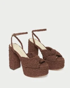 Loeffler Randall Roz Cacao Knot Platform 8 Loeffler Randall Roz Cacao Knot Platform -Loeffler Randall ROZ PF CACAO 4 1