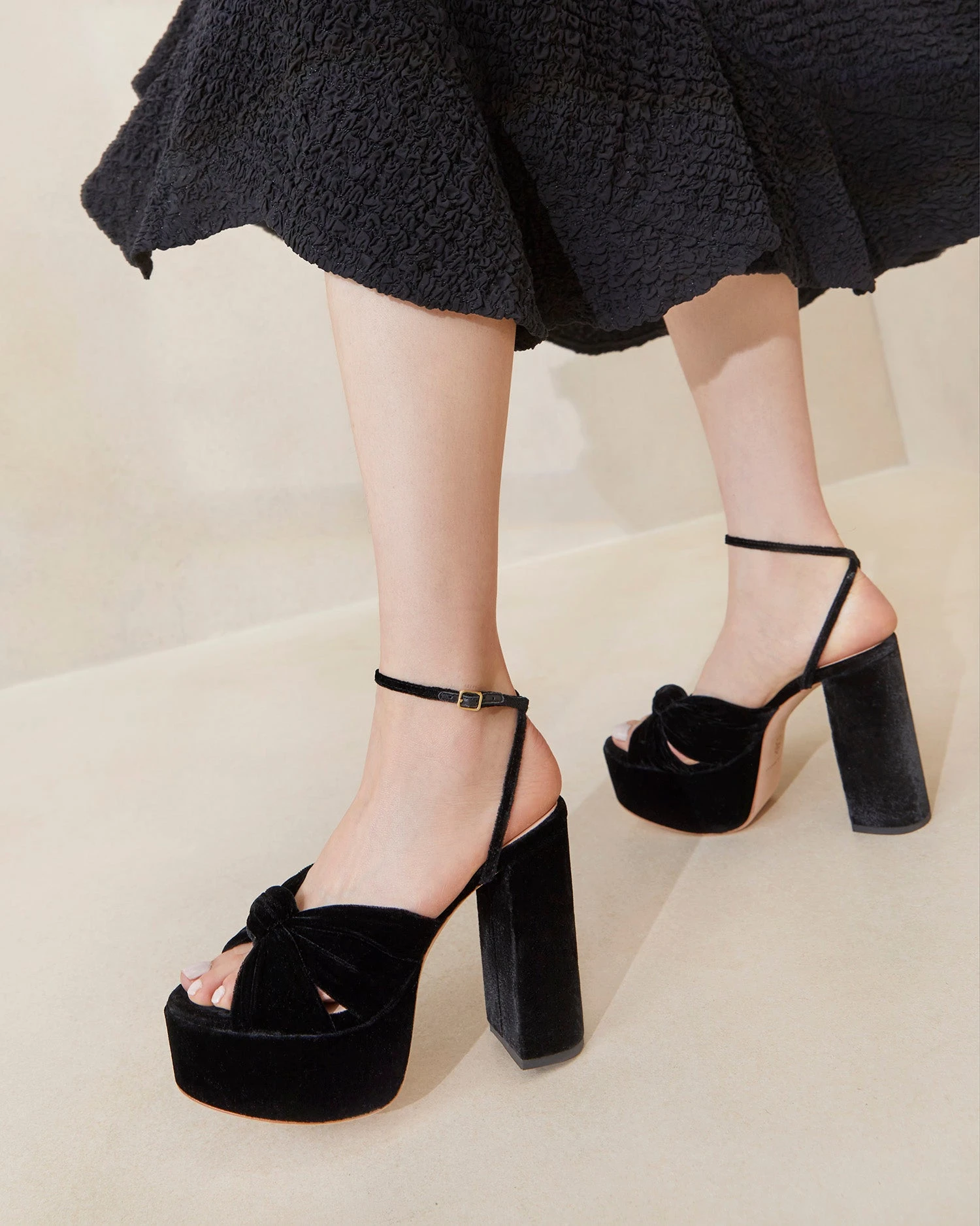 Loeffler Randall Roz Black Knot Platform Sandal 5 Loeffler Randall Roz Black Knot Platform Sandal - Image 5