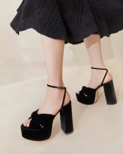 Loeffler Randall Roz Black Knot Platform Sandal 9 Loeffler Randall Roz Black Knot Platform Sandal -Loeffler Randall ROZ VL BLACK 059copy