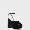 Loeffler Randall Roz Black Knot Platform Sandal