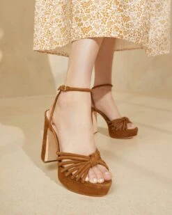 Loeffler Randall Rivka Cacao Knot Platform Sandal -Loeffler Randall Rivka Cacao 1348copy 1