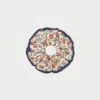 Loeffler Randall Sally Geo Floral Crocheted-Edge Scrunchie