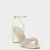 Loeffler Randall Shay Cappuccino Rhinestone Heel