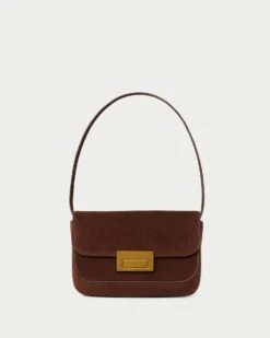 Loeffler Randall Stefania Espresso Baguette Shoulder Bag