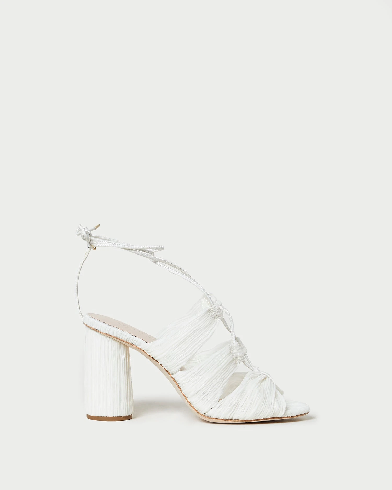 Loeffler Randall Teresa Pearl Pleated Lace-Up Sandal 2 Loeffler Randall Teresa Pearl Pleated Lace-Up Sandal - Image 2