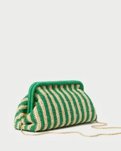 Loeffler Randall Trudie Natural/Green Frame Clutch -Loeffler Randall TRUDIE CR NATGS 4