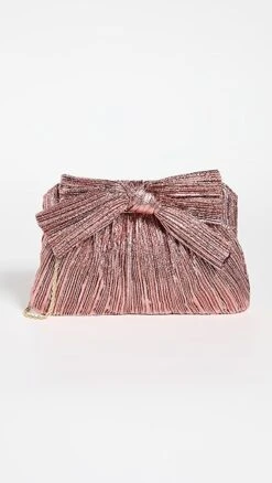 Loeffler Randall 10 Loeffler Randall Rayne Pleated Frame Clutch With Bow