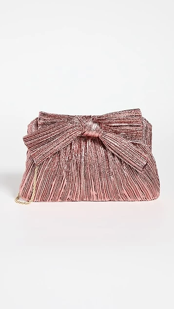 Loeffler Randall Rayne Pleated Frame Clutch With Bow 1 Loeffler Randall Rayne Pleated Frame Clutch With Bow