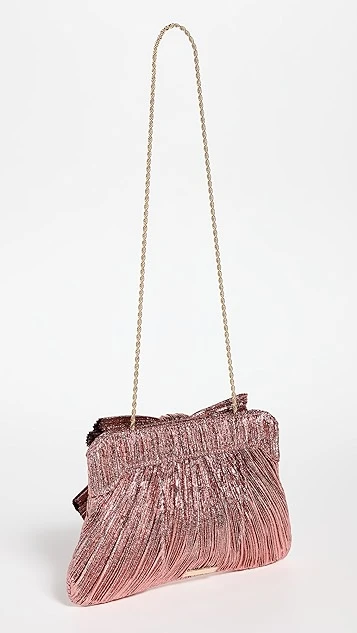 Loeffler Randall Rayne Pleated Frame Clutch With Bow 3 Loeffler Randall Rayne Pleated Frame Clutch With Bow - Image 3