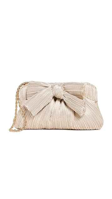 Loeffler Randall Rochelle Pleated Metallic Clutch 6 Loeffler Randall Rochelle Pleated Metallic Clutch - Image 6