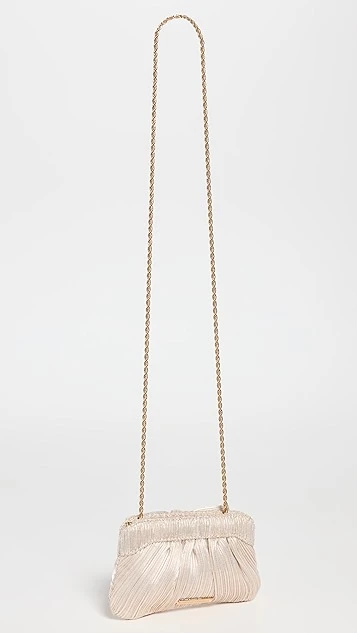 Loeffler Randall Rochelle Pleated Metallic Clutch 3 Loeffler Randall Rochelle Pleated Metallic Clutch - Image 3
