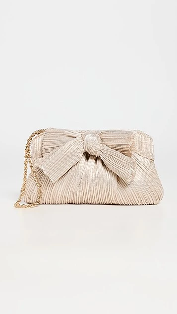 Loeffler Randall Rochelle Pleated Metallic Clutch 1 Loeffler Randall Rochelle Pleated Metallic Clutch