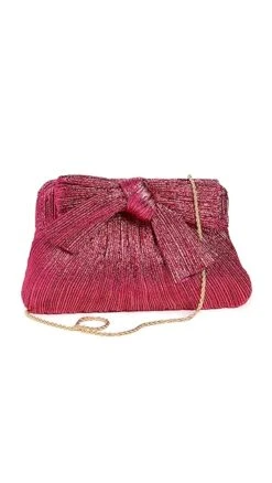 Loeffler Randall Pleated Frame Clutch With Bow -Loeffler Randall loeff4206651362 1672251542393 2 0. UX357 QL90