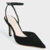 Loeffler Randall Black Puckered Jaden Heels
